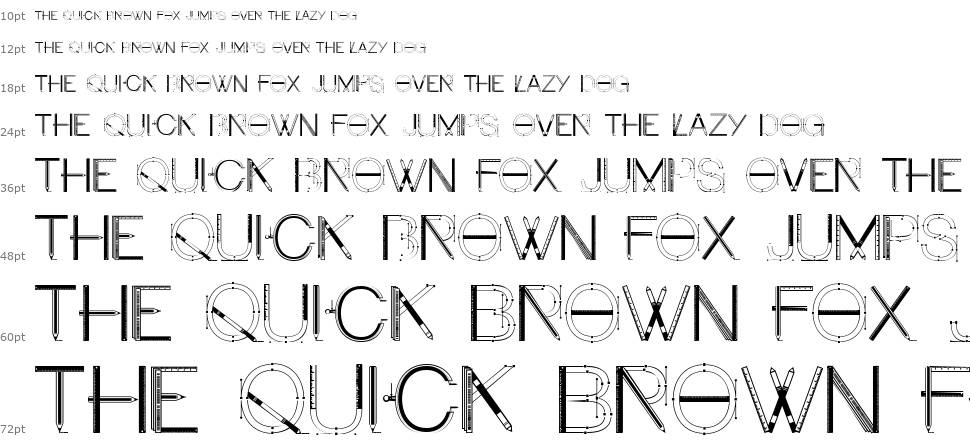 Craft Font carattere Cascata