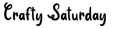 Crafty Saturday шрифт