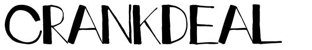 Crankdeal font