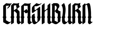 Crashburn шрифт