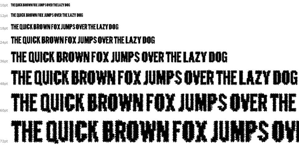 Crashed Out font Waterfall