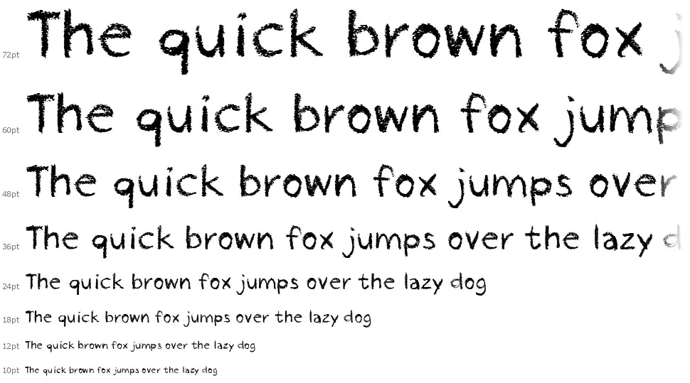 Crayon Hand font by Letters & Numbers FontRiver