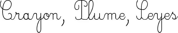 Crayon, Plume, Seyes