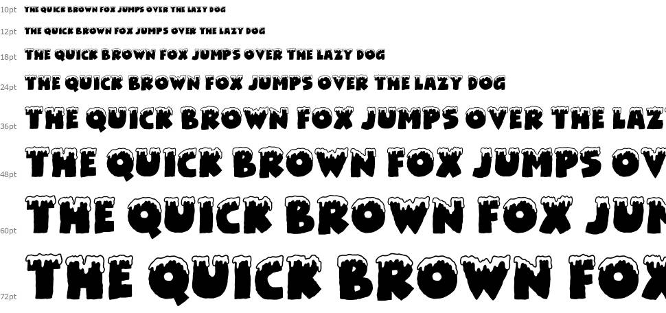 Crazy Fever font Waterfall
