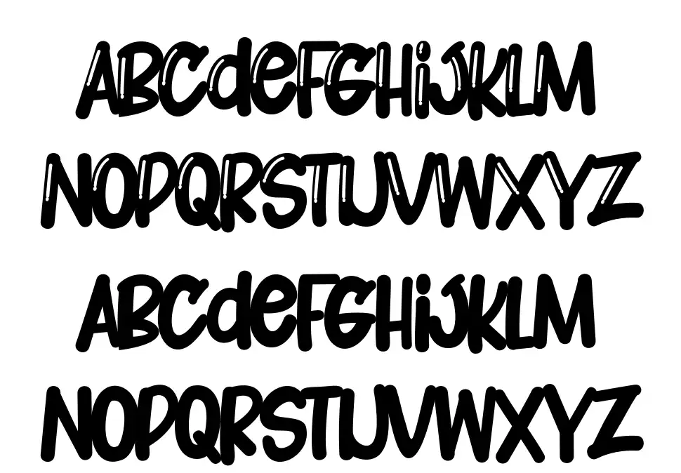 Crazy Richfont specimens