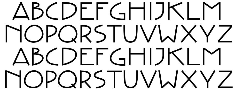 Creative Type font specimens