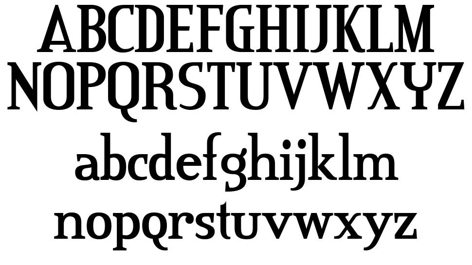 CreditValley-Bold font specimens