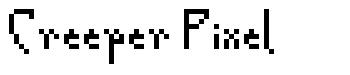 Creeper Pixel font