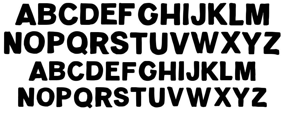 Crelude Handcrafted font Örnekler