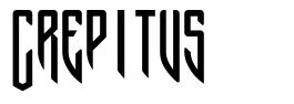 Crepitus font