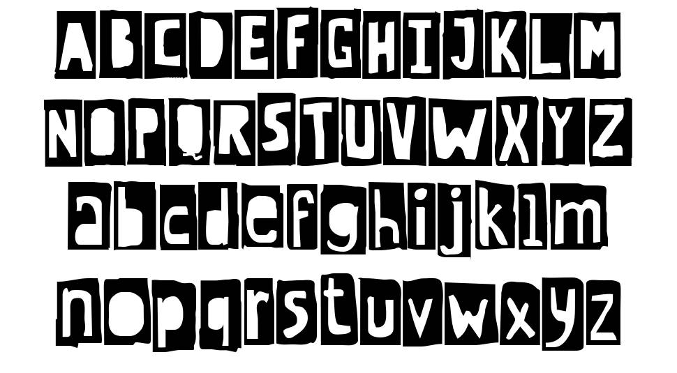 CrewHassan font specimens