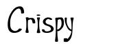 Crispy 字形