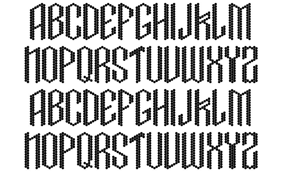 Crissco FP font Örnekler