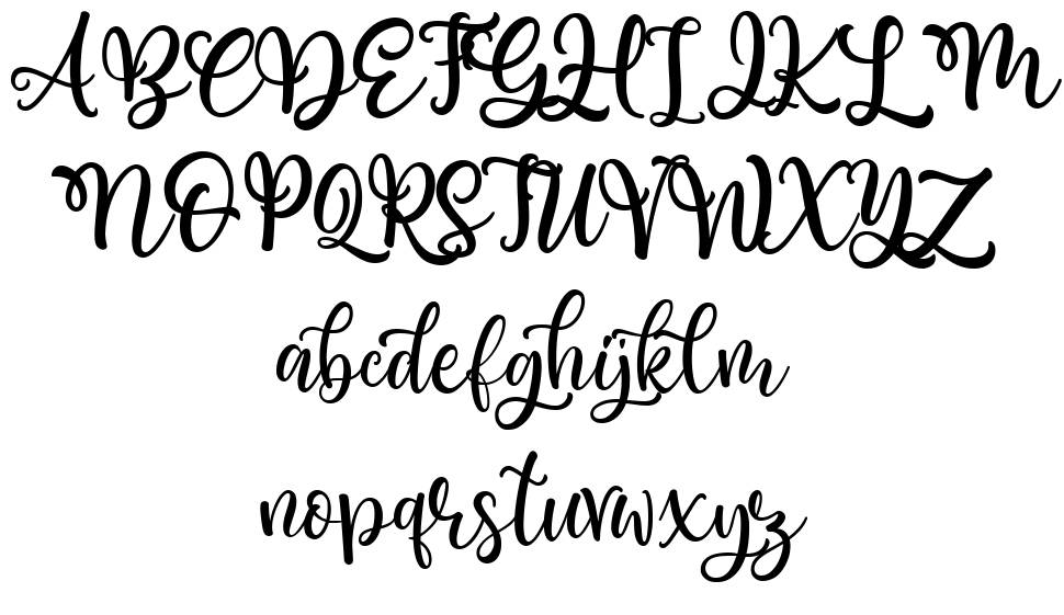 Cristabella schriftart vorschau