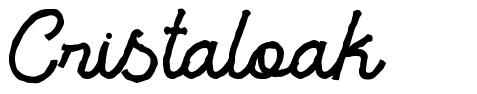 Cristaloak шрифт