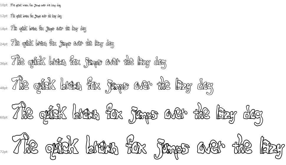 Critter is rad font Şelale