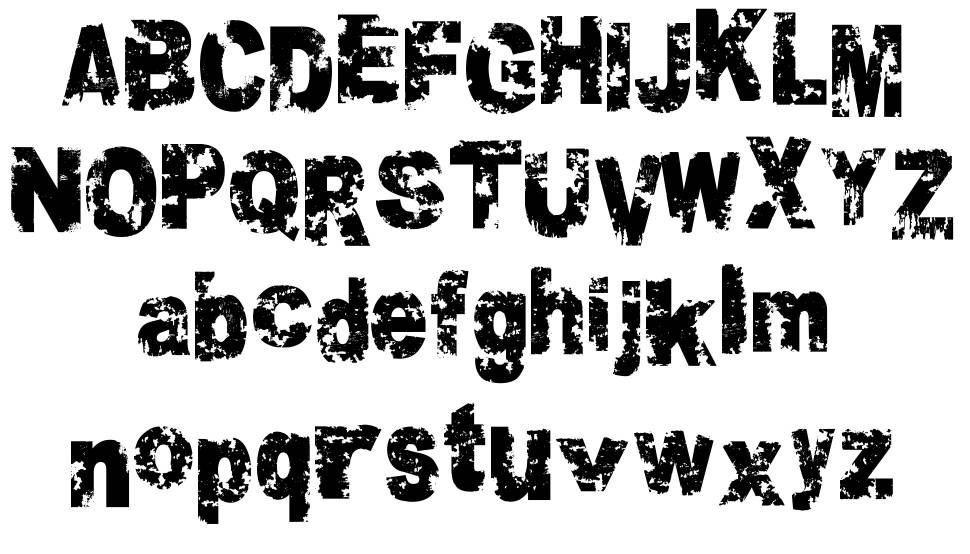 Crookiid フォント 標本