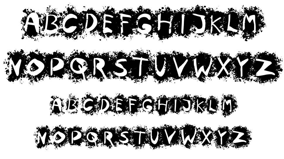 Crooth font Örnekler