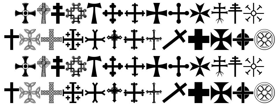 Crossbats TFB 字形 标本