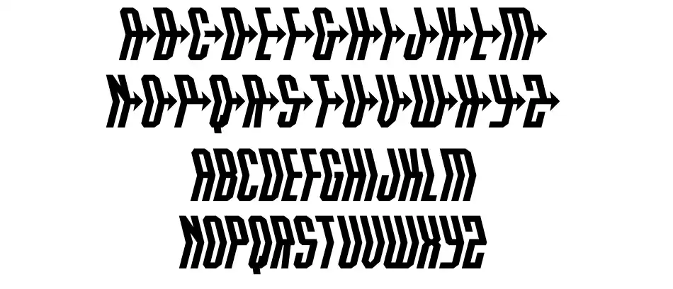 Fuente Crossbow diseñada por Iconian Fonts