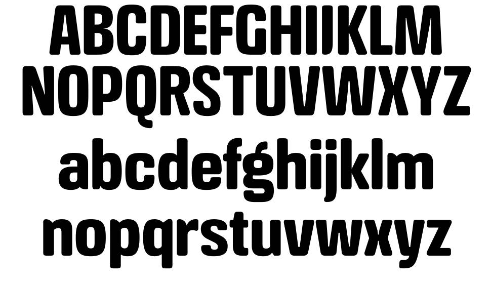 Crossfit font specimens