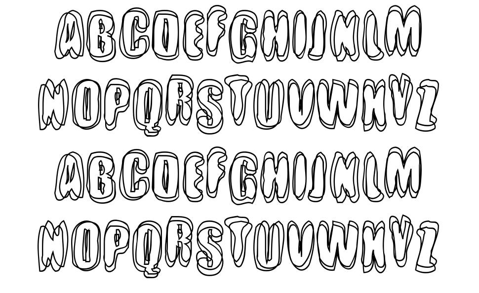 Crotchrot font Örnekler