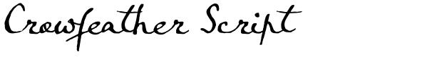 Crowfeather Script