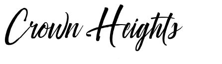 Crown Heights 字形