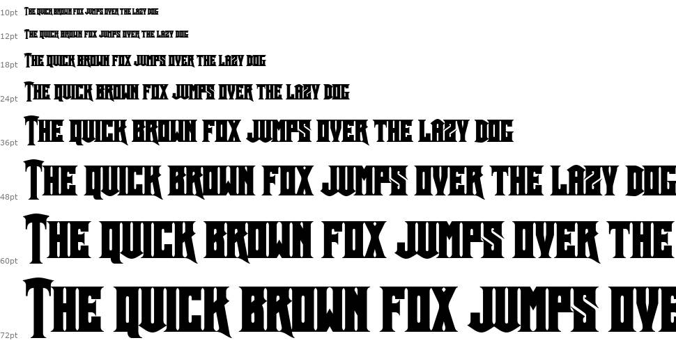 Crown Title font Waterfall