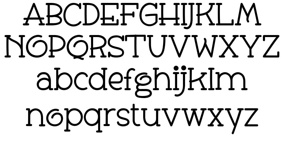 Crownhils font Örnekler