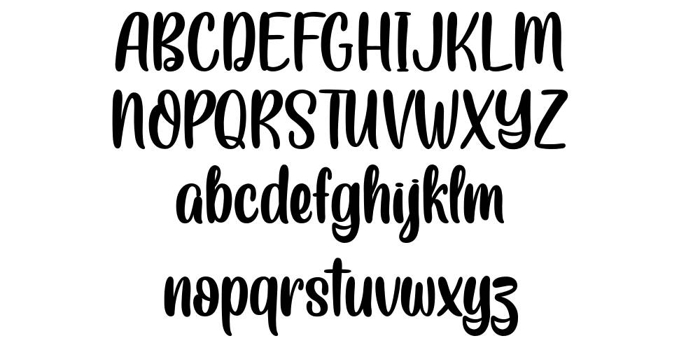 Crowny font specimens