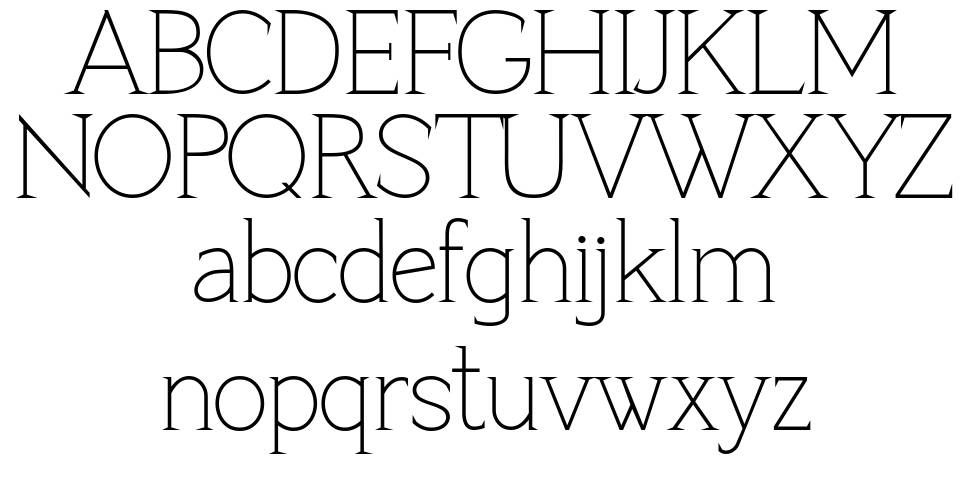 Cruncho Monogram font specimens