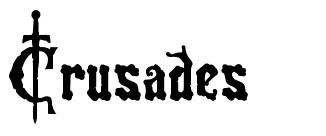 Crusades font