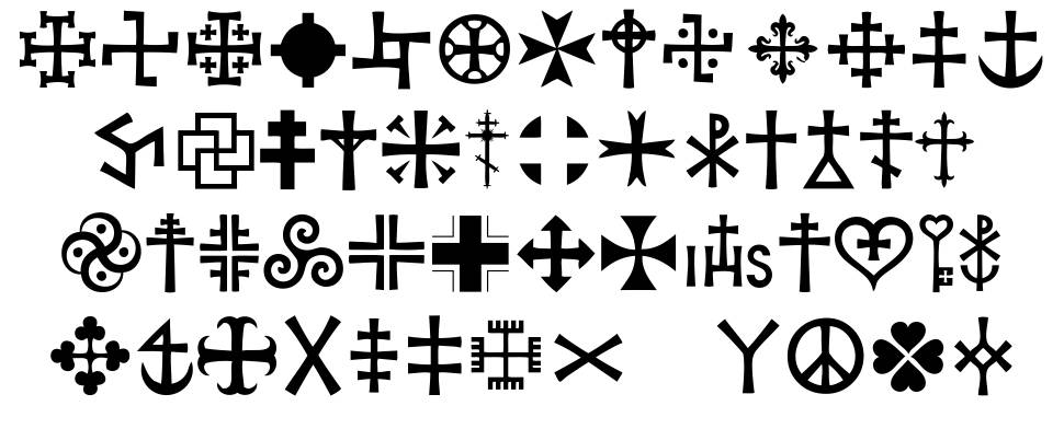 Crux font Örnekler