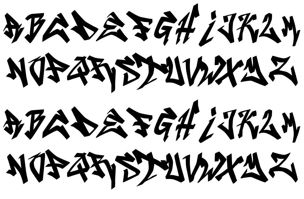 Cruze 2 font specimens