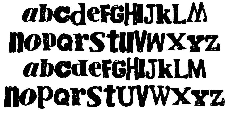 Cry Kitty font specimens