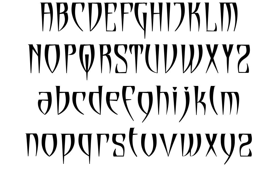 Cryptik font specimens