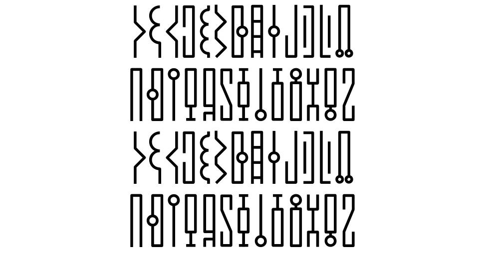 Crypto Sans 字形 标本