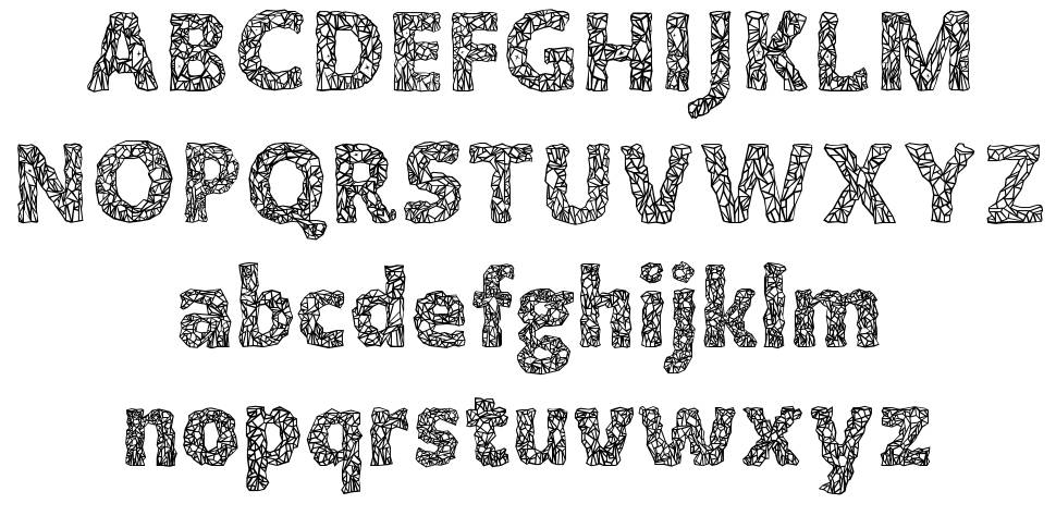 Crystalline font Örnekler