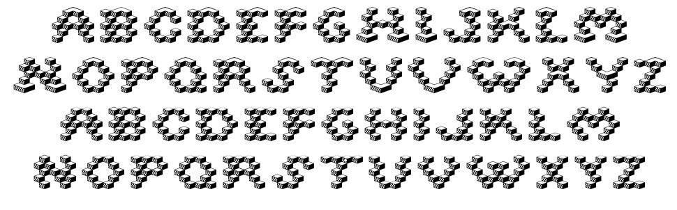 Cube font Örnekler