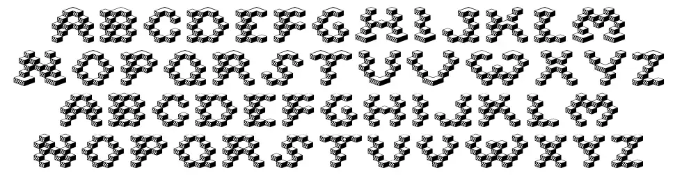 Cube font Örnekler