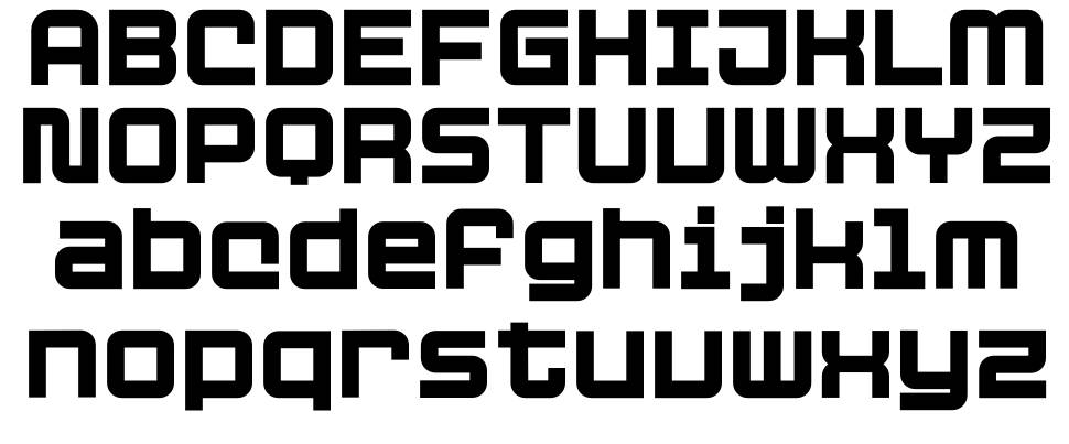 Cubest 字形 标本