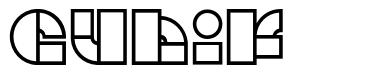 Cubik шрифт