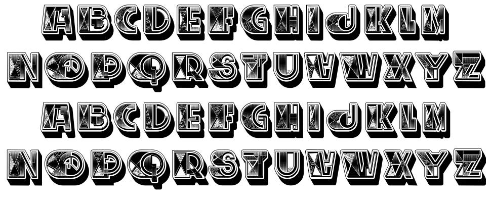 Cubismo font