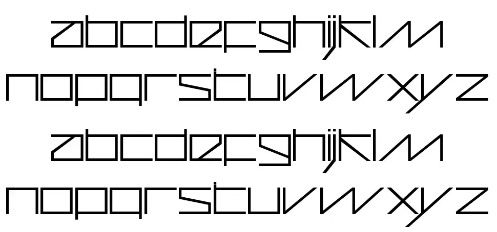 Cubos font specimens