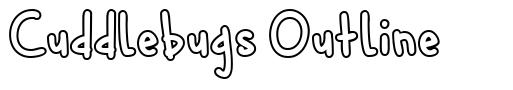 Cuddlebugs Outline 字形