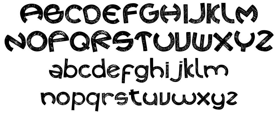 Cuecafont フォント 標本