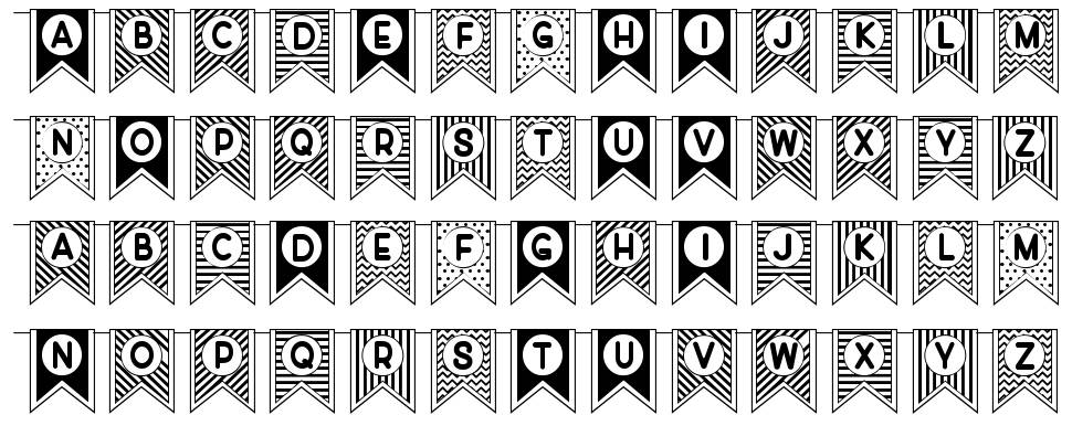 Cufis Decor 字形 标本