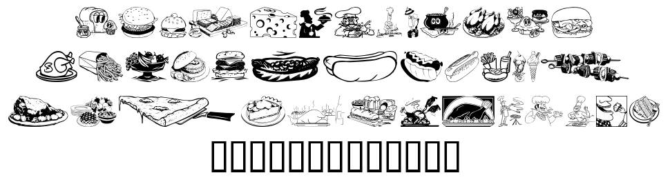 Culinary Art 字形 标本