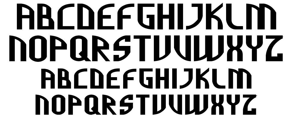 Cully font specimens